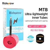 จักรยานในท่อเบาพิเศษสำหรับขี่2ชิ้น26 27.5 29 MTB ท่อโครงจักรยานวัสดุ TPU ภูเขาแบบ Presta วาล์วฝรั่งเศส45มม. 65มม.