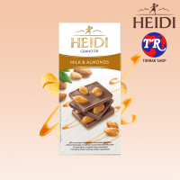 Heidi GrandOr Milk &amp; Almonds ไฮดี้ แกร์นเดอร์  ช็อกโกแลต รสนม สอดไส้อัลมอนด์ เคลือบคาราเมล 100g