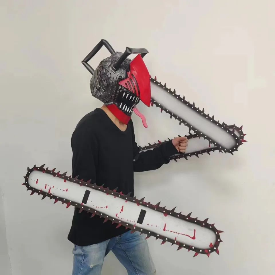 Denji Chainsaw Man Cosplay, Chainsaw Man Character Mask Cosplay Headgear