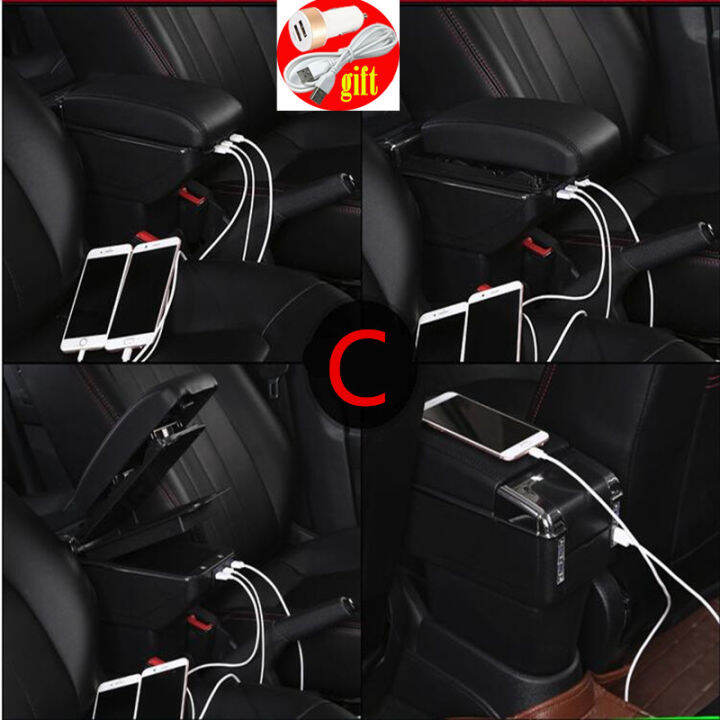 for-daihatsu-terios-armrest-box-central-content-box-interior-armrests-storage-car-styling-accessories-part-with-usb