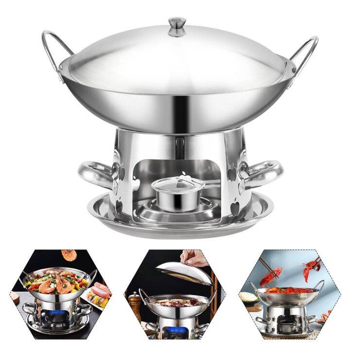 Drawer Design Alcohol Stove - Portable Camping Stove Metallic Gray