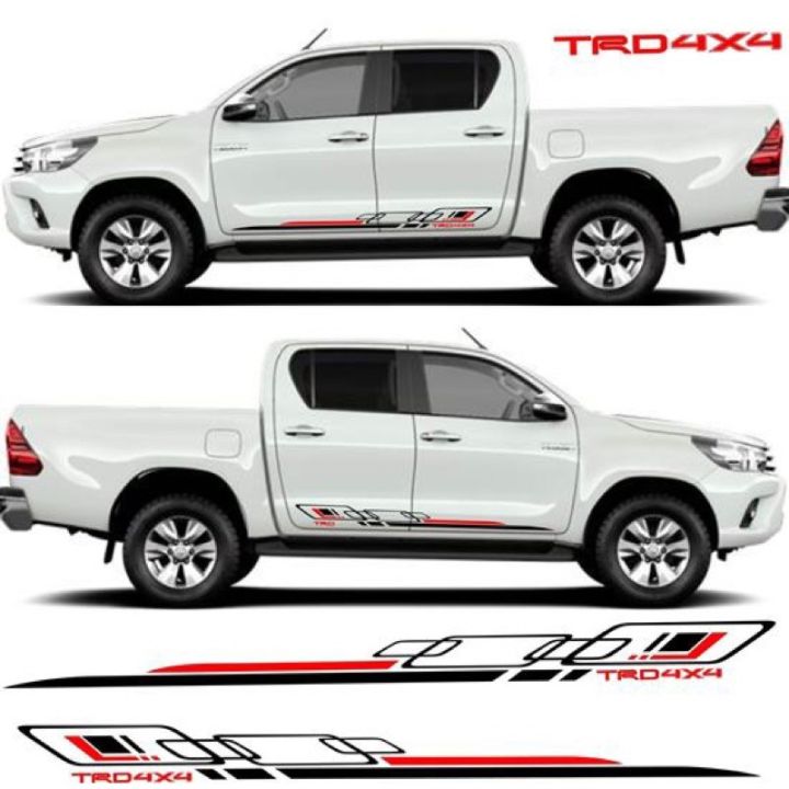 Stiker Mobil Toyota Hilux Sticker Mobil Hilux Cutting Stiker Mobil