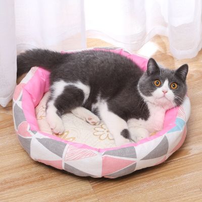 [pets baby] 55เซนติเมตรเตียงสุนัขขนาดเล็กเบาะสุนัขแมวเตียงตะกร้าผ้าฝ้ายโซฟาที่อบอุ่น ForCats อุปกรณ์สุนัข WinterPet อุปกรณ์