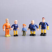 10PCS ของเล่น Fireman Sam Mini Action Figure PVC เครื่องประดับเค้ก Fire Man Sam Figurine 7ซม. การ์ตูนคอลเลกชันสำหรับเด็ก Gift