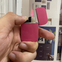 Windproof Butane Lighter Creative Ultra-thin Metal Cute Girl Pink Flam Lighter Ladies Gift Accessories