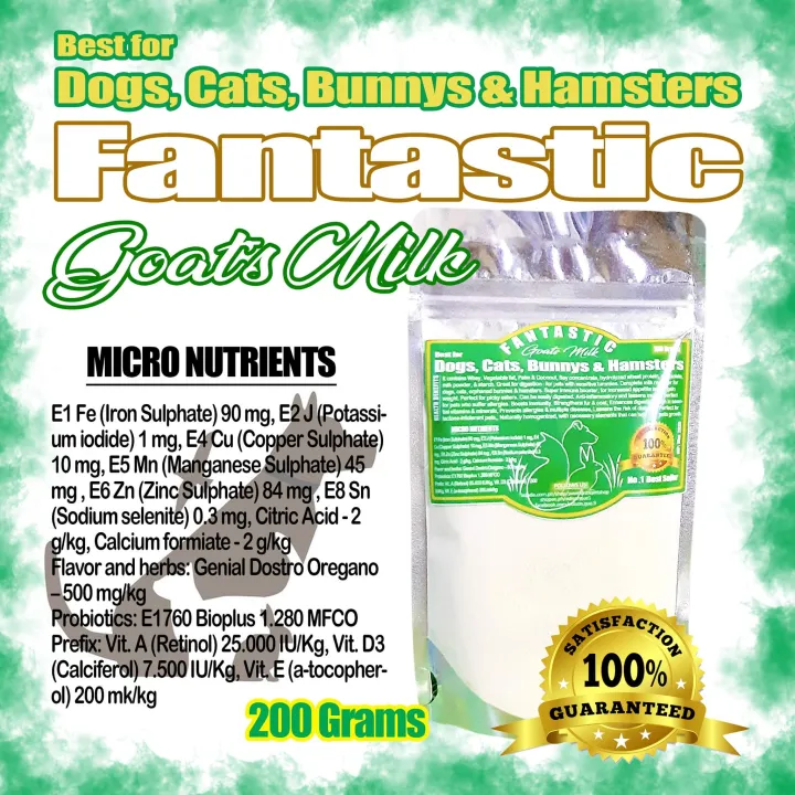 Fantastic Goat's Milk 200g (Milk Replacer For Puppies, Kittens