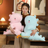 【 Cw】30 ~ 60เซนติเมตรนุ่มพิเศษไดโนเสาร์ของเล่นตุ๊กตาลงผ้าฝ้าย Kawaii Dino Plushie Peluche สีชมพูสีฟ้าสีเขียวปาร์ตี้สัตว์ P Rop ตกแต่งเด็ก Gifthot