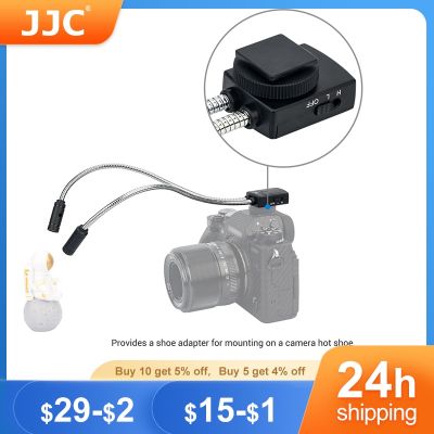 JJC มาโครแขนหลอดไฟ LED แฟลชเสริมสำหรับกล้องแคนนอน5D Mark II เครื่องหมาย5D III 6D Mark II 850D 800D 760D 750D 700D ไฟกล้อง DSLR
