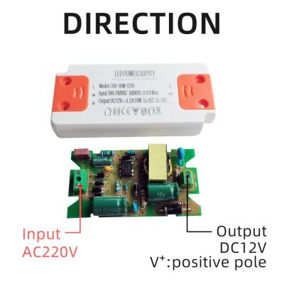 Ac100V-240V Super Slim Led Driver Led Power Supplies 3A Lighting Transformer for Led Lighting Dc12V Constant Volatge 24W 36W 48W Electrical Circuitry