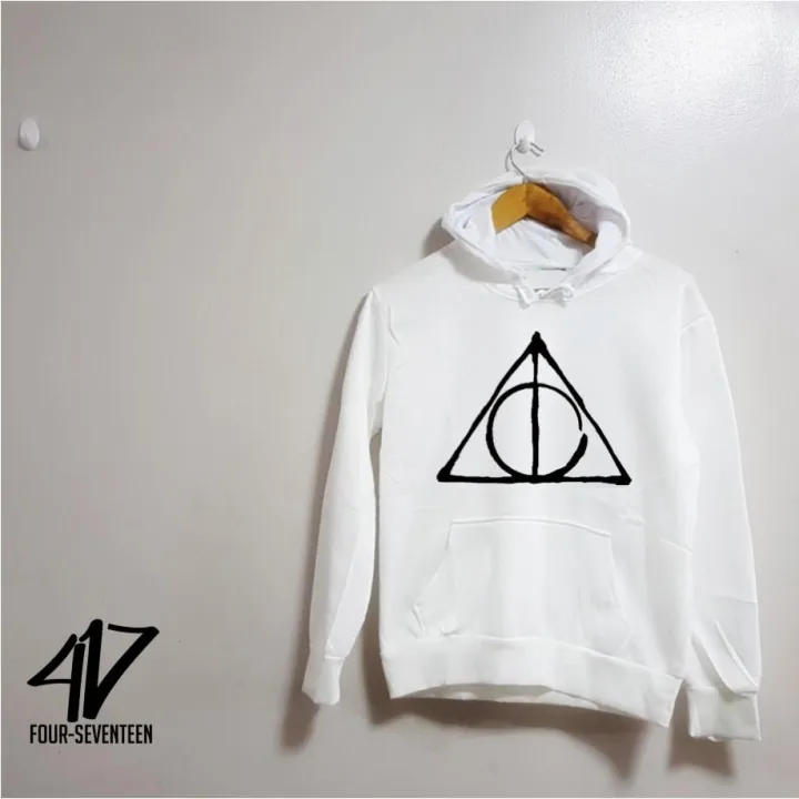Harry Potter Deathly Hallows Symbol Pullover Hoodie Sweater No Zipper Unisex Lazada Ph