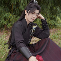 Jinghua ต้นฉบับ Hanfu ศิลปะการต่อสู้ชายและหญิงสไตล์เดียวกันอัศวินชุด Hanfu สไตล์จีนหล่อทุกวันนักเรียนศิลปะการต่อสู้