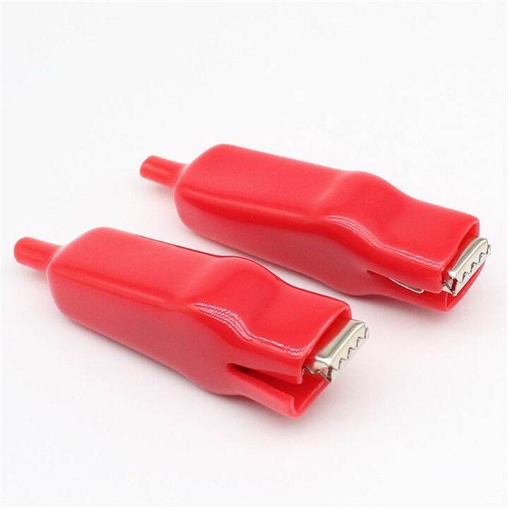 djrgs-ชาร์จไฟแบตเตอรี่ชาร์จ-usb-สีแดงสีดำสำหรับจัมเปอร์ไฟฟ้าคลิปต่อผมคลิปหนีบผมสปริงสายที่หนีบทดสอบแบตเตอรี่จระเข้คลิปคลิปหนีบผมปากจระเข้