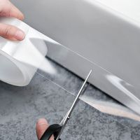 3/5 m Border For Bathroom Kitchen Waterproof Transparent Nano Tape Self-Adhesive Sink Gap Toilet Corner Line Seal Strip Sticker Adhesives  Tape