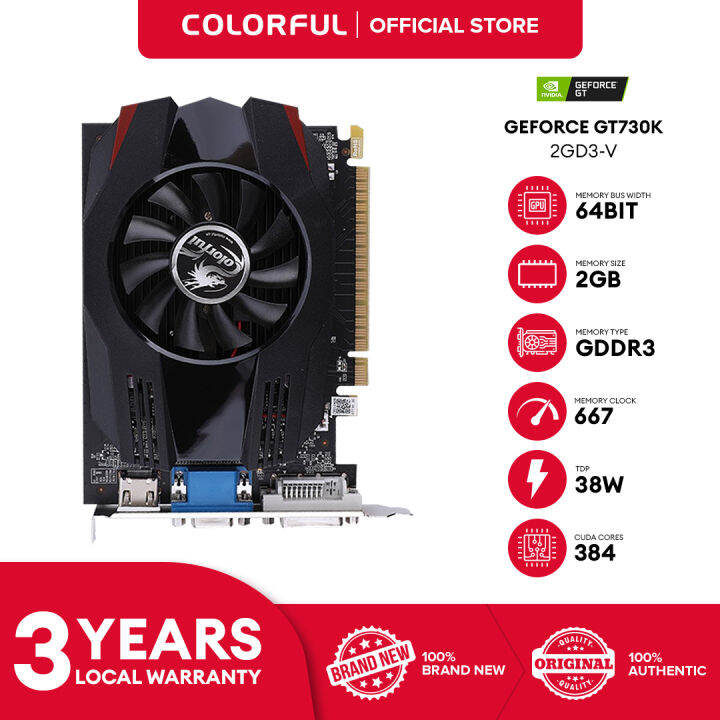 Colorful Geforce GT 730 Graphics Card Unboxing, Review, Specification And  Installation 