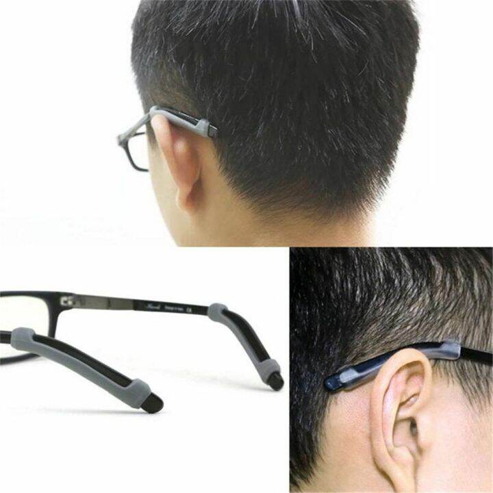 Pandahall 100pcs 2 Colors Adjustable Eyeglass Holders Finding Chain Strap Holder Anti Slip Silicone Rubber Loop Coil Ends Retainer Connector Necklace