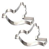 2X Stainless Steal Novelty Cookie Cutter Cake Mould for Kinds of Occasion