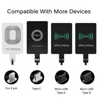 Wireless Charger Receiver Support Type C MicroUSB Fast Wireless Charging Adapter For iPhone5-7 Android phone Wireless Charge