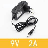 ◎▩☏ 1PCS High quality AC/DC 9V 2A Switching Power Supply adapter Reverse Polarity Negative Outside EU plug 5.5mm x 2.1mm-2.5mm