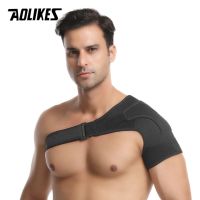 AOLIKES 1PCS Shoulder Brace Adjustable Shoulder Support With Pressure Pad for Injury Prevention SprainSorenessTendinitis