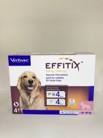 ผลิตภัณฑ์กำจัดและป้องกันเห็บหมัด Virbac Effitix - Spot-on 20-40kg ผลิตภัณฑ์ป้องกันเห็บ หมัด ยุง ชนิดหยอดหลังข