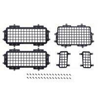 For MN D90 MN98 MN99S Steel Rear and Side Metal Stereoscopic Window Mesh Protective Net 1/12 RC Car Upgrade Replacement Spare Parts