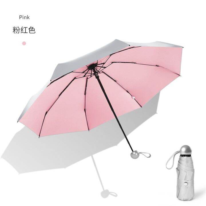 new-titanium-silver-mini-cool-folding-umbrella-for-women-6-8-bone-5-fold-sunny-and-rainy-umbrellas-paraguas-mujer-sombrillas