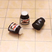 KCY 3pcs 1:12 dollhouse Miniature Chocolate sauce อาหารรุ่น KITCHEN Scene Decor ของเล่น