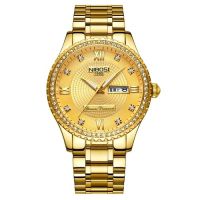 ⌚NIBOSI นาฬิกาข้อมือผู้หญิงนาฬิกาสตรีทองใหม่นาฬิกากันน้ำ Relogio Feminino