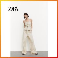 ✕☽✚ Zara ใหม่ ชุดเสื้อและกางเกงลําลอง ทรงหลวม สําหรับผู้หญิง 4661404 721