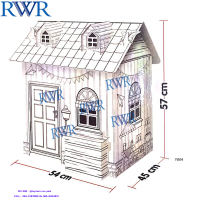 RWR ส่งฟรี บ้านฟาร์มกระท่อม กระดาษแข็ง ระบายสี รุ่น Y804