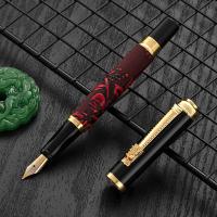 Classic Style High Quality 0.5mm Metal Fountain Pen Business Office Signature Pen Daily Writing Fountain Pen  Pens