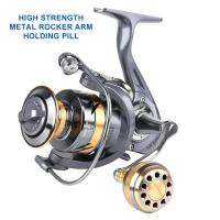 Aluminum Alloy Fishing Spinning Reel Metal Spool 5.2:1 Ball Bearings Carp Fishing Reel AR2000-7000 Metal Line Cup Fishing Tackle