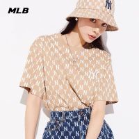 ❤❀ [พร้อมส่ง] ❤ ใหม่ MLB NY เสื้อยืดแขนสั้นลําลอง ผ้าฝ้าย ปักลาย คุณภาพสูง สําหรับผู้ชาย และผู้หญิง