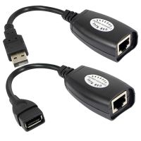 USB ต่ออะแดปเตอร์ขยายสาย RJ 45 LAN RJ45 USB กับสายเคเบิลอะแดปเตอร์เครื่องขยายสัญญาณพอร์ตเครือข่าย