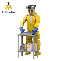 Buildmoc Breakinged Bads Walter White Pinkman ตัวเลข MOC ชุด Building Blocks ชุดของเล่นเด็กของขวัญเด็กของเล่น577PCS อิฐ