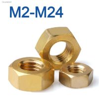 ▫▽卐 Solid Brass Copper Hex Hexagon Nut for M2 M2.5 M3.5 M4 M5 M6 M8 M10 M12 M14 M16 M18 M20 M22 M24 Screw Bolt Metric Thread DIN934