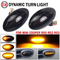 ตัวบ่งชี้ทิศทางเครื่องหมายไฟ Led ด้านข้างตัวชี้วัดแบบไดนามิกสำหรับ Bmw Mini Cooper R50 R52 R53 2002-2008