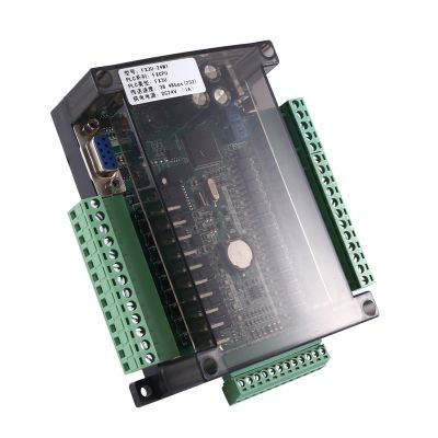 1 Piece FX3U-24MT PLC Industrial Control Board 14 Input 10 Output 2DA with 485 Communication and RTC (B)