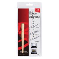 ( สุดคุ้ม+++ ) ปากกาคอแร้ง พร้อมหัวคอแร้ง 3 ขนาด + หมึกคอแร้ง BYCT0001 ปากกาหัวแร้ง ปากกาหมึกซึม Calligraphy Pen ราคาถูก ปากกา เมจิก ปากกา ไฮ ไล ท์ ปากกาหมึกซึม ปากกา ไวท์ บอร์ด