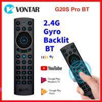 เม้าส์บลูทูธไร้สาย2.4G G20S PRO BT Gyroscope IR การเรียนรู้รีโมทคอนโทรลสำหรับ11.0 10.0 9กล่องทีวี Dingyu0776165