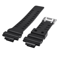 2X Natural Resin Replacement Watch Band Strap , for GD120/GA-100/GA-110/GA-100C(Black)