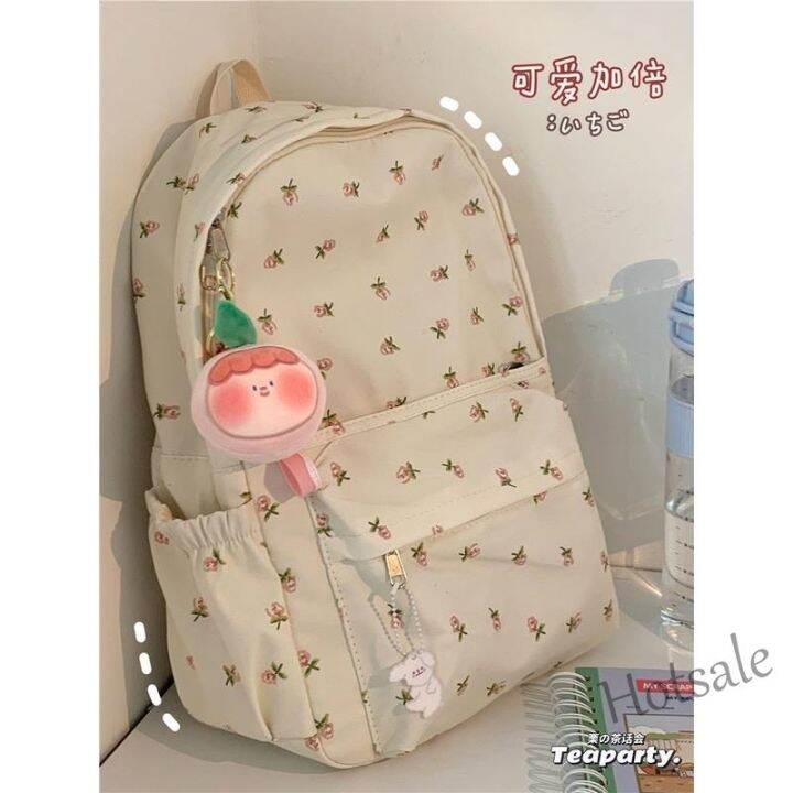 hot-sale-c16-cute-backpack-girls-school-backpack-floral-canvas-school-bag-korean-bm-style-backpack-sports-bag-travel-bag-female-bookbag