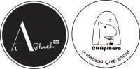 A Black &amp; Chapibara สติ๊กเกอร์