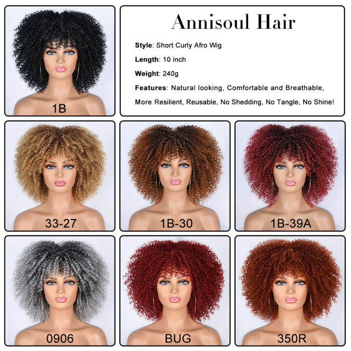 short-curly-afro-wig-synthetic-ombre-brown-black-african-glueless-natural-cosplay-lolita-womens-wig-heat-resistant-annisoul