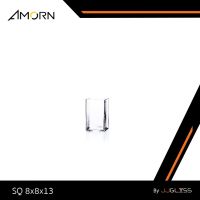 ?‍♂️?‍♂️มีของเลยจร้า.. JJGLASS - (AMORN) SQ 8x8x13 - แจกันแก้ว แฮนด์เมด ทรงเหลียม เนื้อใส ?‍♂️?‍♂️?‍♂️?‍♂️ราคาถูก แจกันดอกไม้  แจกันดอกไม้พระ แจกันมินิมอล ดอกไม้