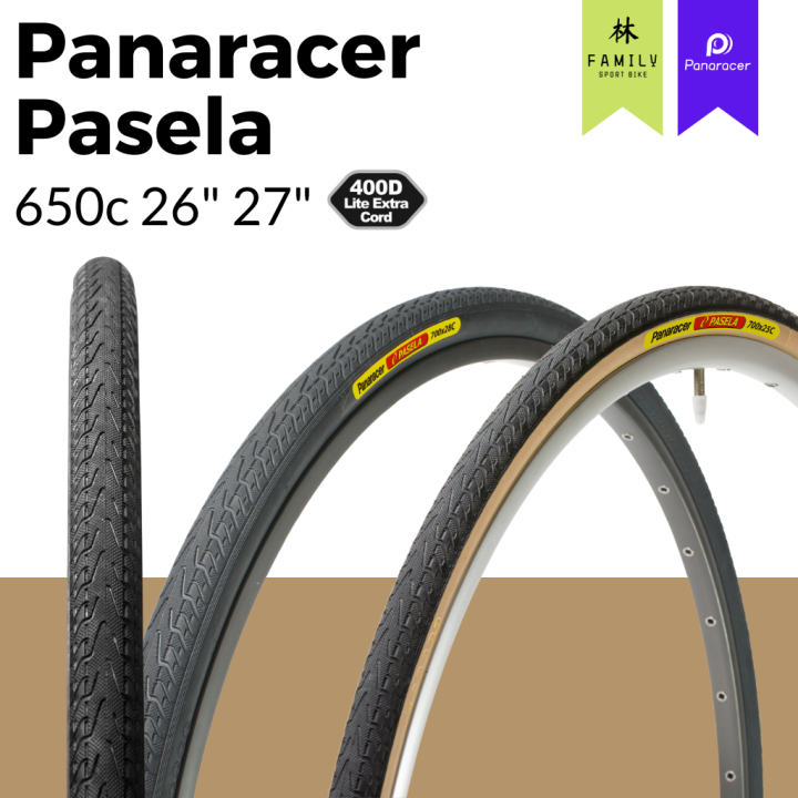 ผ่อน-0-ยางจักรยานขอบลวด-panaracer-pasela-ทุกขนาด-วงล้อ-made-in-japan