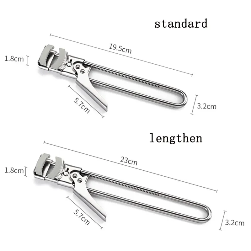 Adjustable Jar Opener Stainless Steel Camping Picnic Jam Bottle Cap Open  Tool Kitchen Anti-skid Save Effort Lid Opener