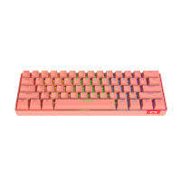 Gaming Mechanical Keyboard with 61 Keys Desktop Laptop USB Type-CBluetooth for Windows XPWin78 IOS with Backlight