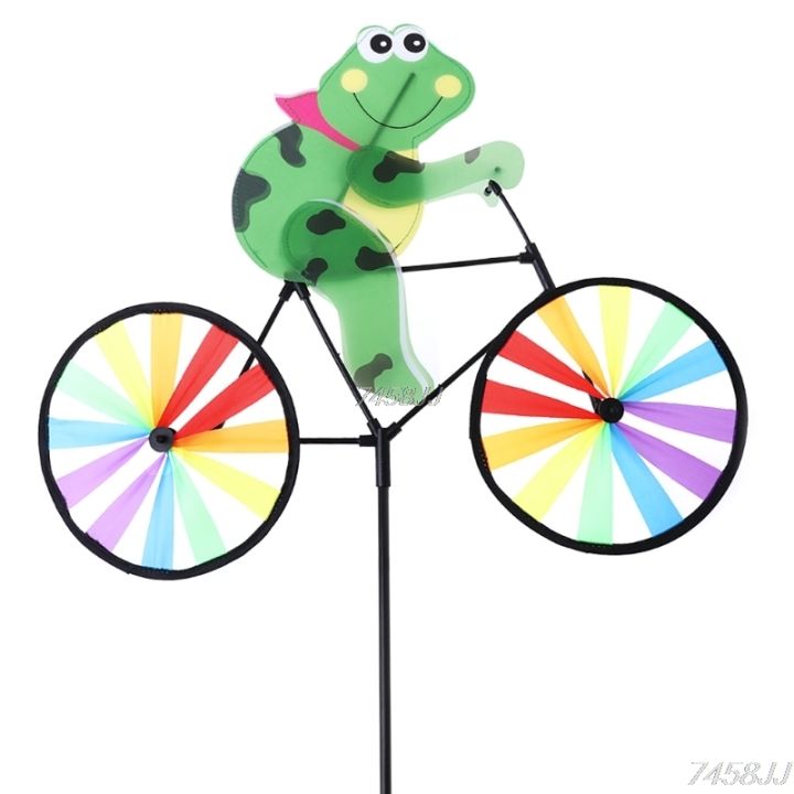 rait-bee-tiger-บนจักรยาน-diy-กังหันลมสัตว์จักรยานสปินเนอร์หมุน-whirligig-สวนสนามหญ้าของเล่นกลางแจ้งสำหรับเด็ก