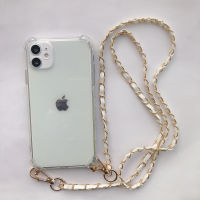 สายคล้อง Crossbody กรณี Lanyard สำหรับ Samsung Galaxy S22 S21 S20 FE S10 S10E S8 S9หมายเหตุ20 8 9 10 Plus โลหะหนังนุ่มหนัง